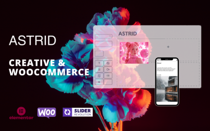 Astrid – Creative WordPress Theme for Businesses, Portfolios and Online Stores