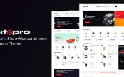 Autopro - Autoparts Store Woocommerce Wordpress Theme