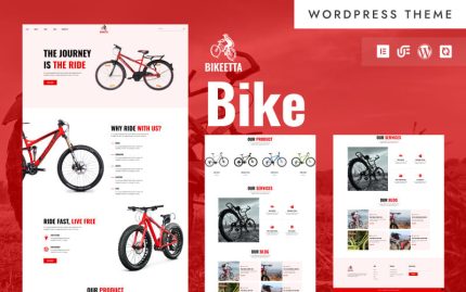 Bikeetta - Premium Bicycle Store WooCommerce Elementor Theme