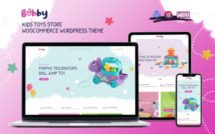 Bobby - Kids Toys Store WooCommerce WordPress Theme