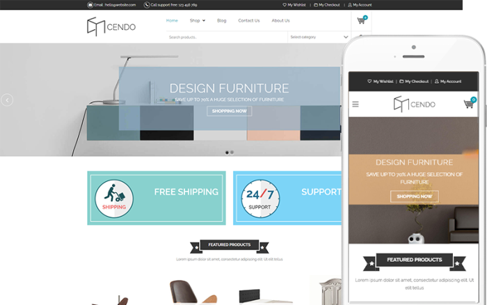 Cendo - Theme for Furniture Store WooCommerce Theme