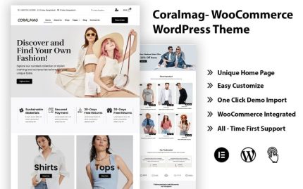 Coralmag – WooCommerce WordPress Theme
