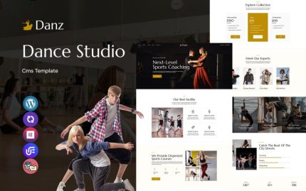 Danz – Dance Studio Wordpress Theme