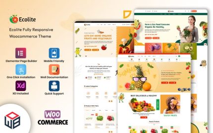 Ecolite - Multipurpose Grocery, Supermarket, Organic Food WooCommerce Store