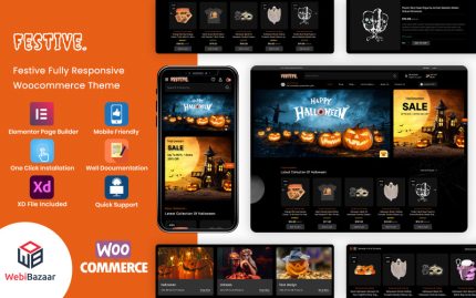 Festive - Halloween & Christmas Gift Responsive WooCommerce Theme