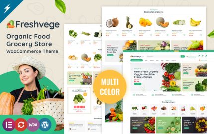 Freshvege - Food & Grocery Store WooCommerce Theme