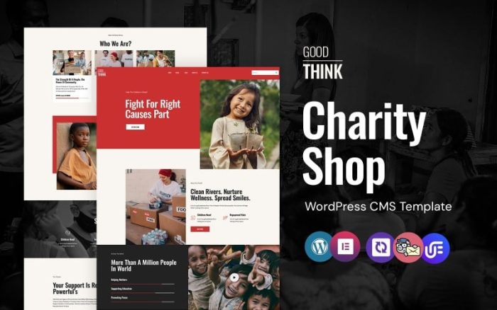 Good Think - Charity Trust And Donation WordPress Elementor Theme