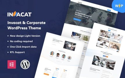 Invacat - Corporate WordPress Theme