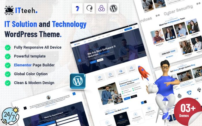 Itteeh - IT Solution and Technology WordPress Theme