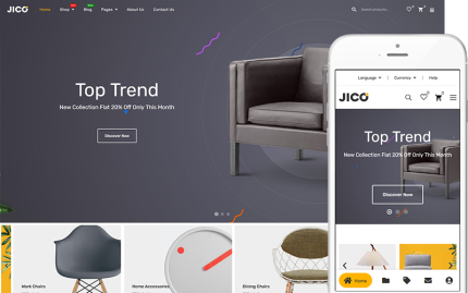 Jico - Furniture Theme WooCommerce Theme