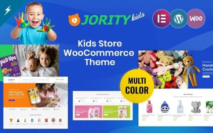 Jority - Kids, Baby Food and Toys Store WooCommerce Theme