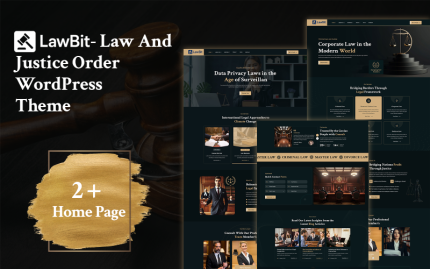LawBit – Modern Law Firm & Attorney WordPress Theme
