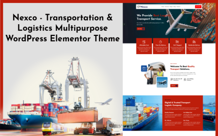 Nexco - Transportation & Logistics WordPress Elementor Theme