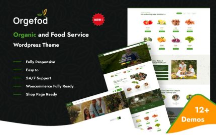 Orgefod - Organic & Food Store Elementor WooCommerce Responsive Theme