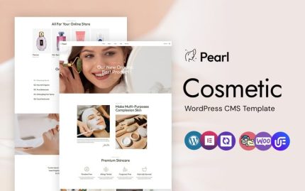 Pearl - Cosmetic and Beauty Store WordPress Elementor Theme