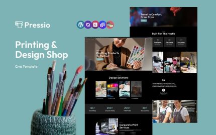 Pressio - Printing And Design Shop Multipurpose Responsive WordPress Theme