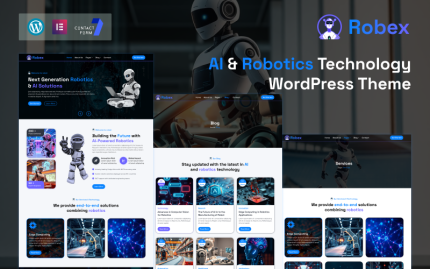 Robex – AI & Robotics Technology WordPress Theme