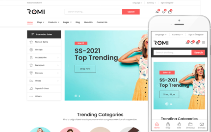 Romi - Fashion Stores WooCommerce WordPress Theme