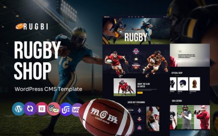 Rugbi - Football And Sport Clubs Multipurpose WordPress Elementor Theme