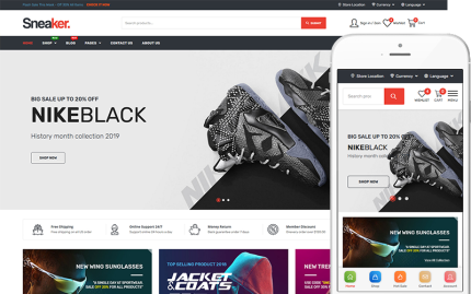 Sneaker - Theme for Shoes, Sneaker Stores WooCommerce Theme