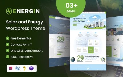 Solar - Ecology & Solar Energy WordPress Theme
