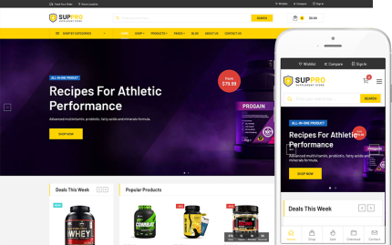 Suppro - Health Supplement WooCommerce Theme
