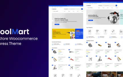 ToolMart - Tools and Accessories Woocommece Theme
