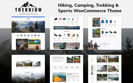 Trekkiow - Hiking, Camping, Trakking and Sports Store WooCommerce Theme