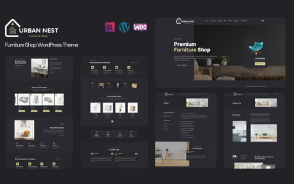 Urban Nest - Furniture Shop & Services Elementor WooCommerce Theme